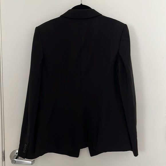 Black Ann Taylor Wool Blend Blazer size 8 - Picture 6 of 8
